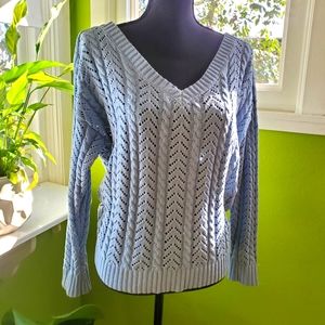 Cross-Back Sweater - M